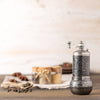 Black Pepper and Spice Grinder, Manual Pepper Mill with Handle - CRYSTALIA GLASS